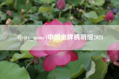 太康中国金牌榜明细2021