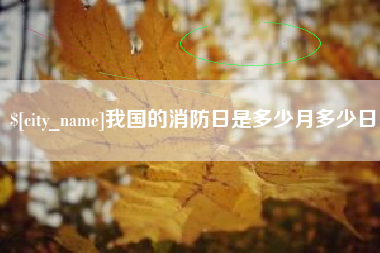 太康我国的消防日是多少月多少日