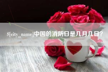 太康中国的消防日是几月几日？