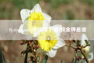 太康中国拿下第9枚金牌是谁