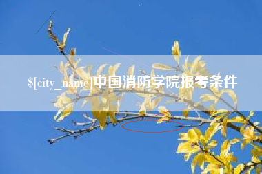 太康中国消防学院报考条件