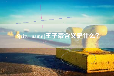 太康王子豪含义是什么？