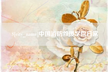 太康中国消防救援学院日常