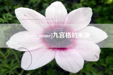 太康九宫格的来源
