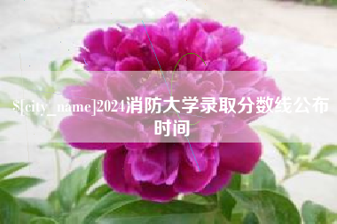 太康2024消防大学录取分数线公布时间