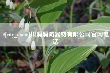 太康川消消防器材有限公司官网电话