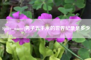 太康男子五千米的世界纪录是多少