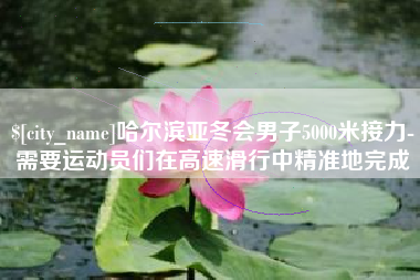 太康哈尔滨亚冬会男子5000米接力-需要运动员们在高速滑行中精准地完成