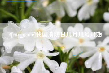 太康我国消防日几月几号开始