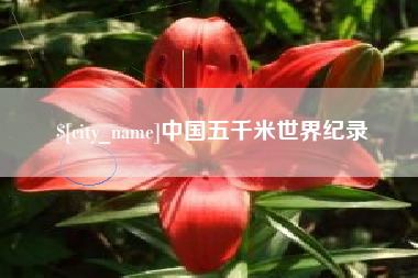 太康中国五千米世界纪录
