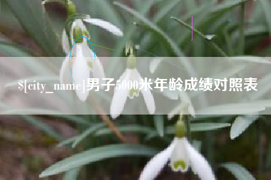 太康男子5000米年龄成绩对照表
