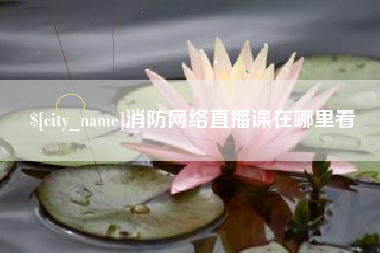 太康消防网络直播课在哪里看