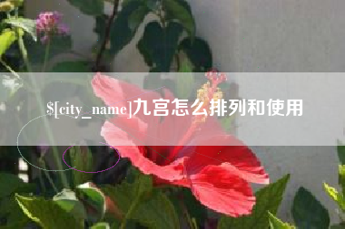 太康九宫怎么排列和使用