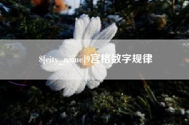 太康9宫格数字规律
