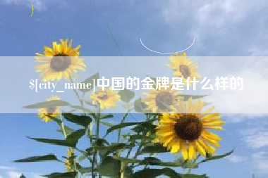 太康中国的金牌是什么样的