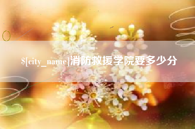 太康消防救援学院要多少分